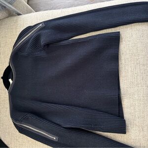 Alexander Wang Ribbed Black Crewneck Sweater